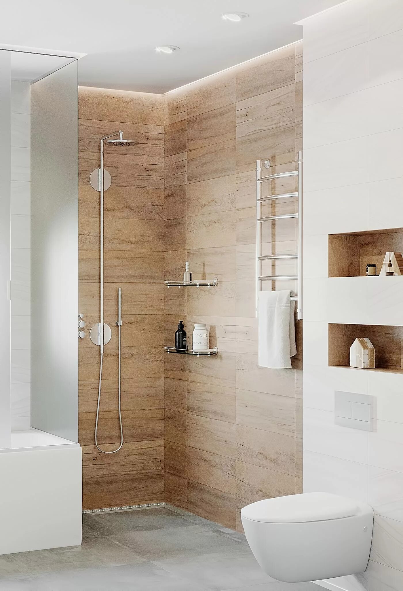 Плитка под дерево в ванной дизайн Modern bathroom design, Bathroom design small, Bathroom design