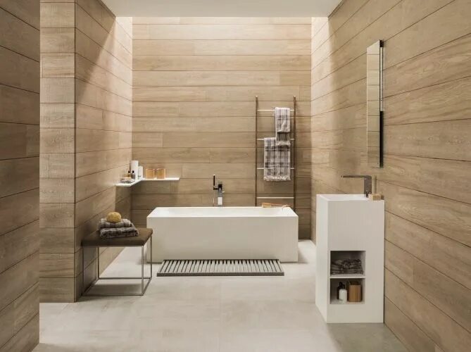 Плитка под дерево в ванной фото Image result for malé koupelny v paneláku Bathroom fixtures, Bathroom plans, Bat