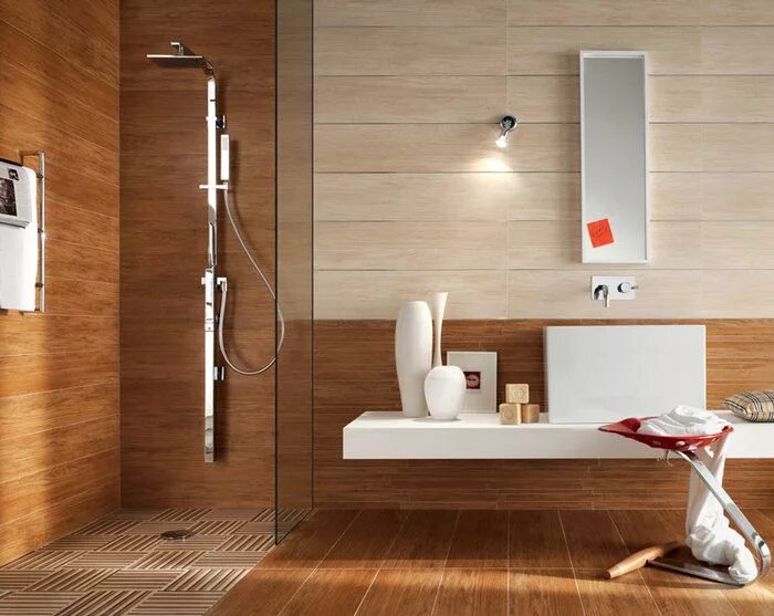 Плитка под дерево в ванной фото дерево в ванной Modern bathroom trends, Best bathroom designs, Bathroom design w