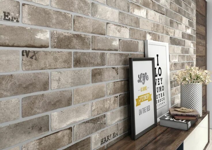 Плитка под кирпич фото Masonry Maple Street #porcelain #brick #tile Brick effect tiles, Brown porcelain