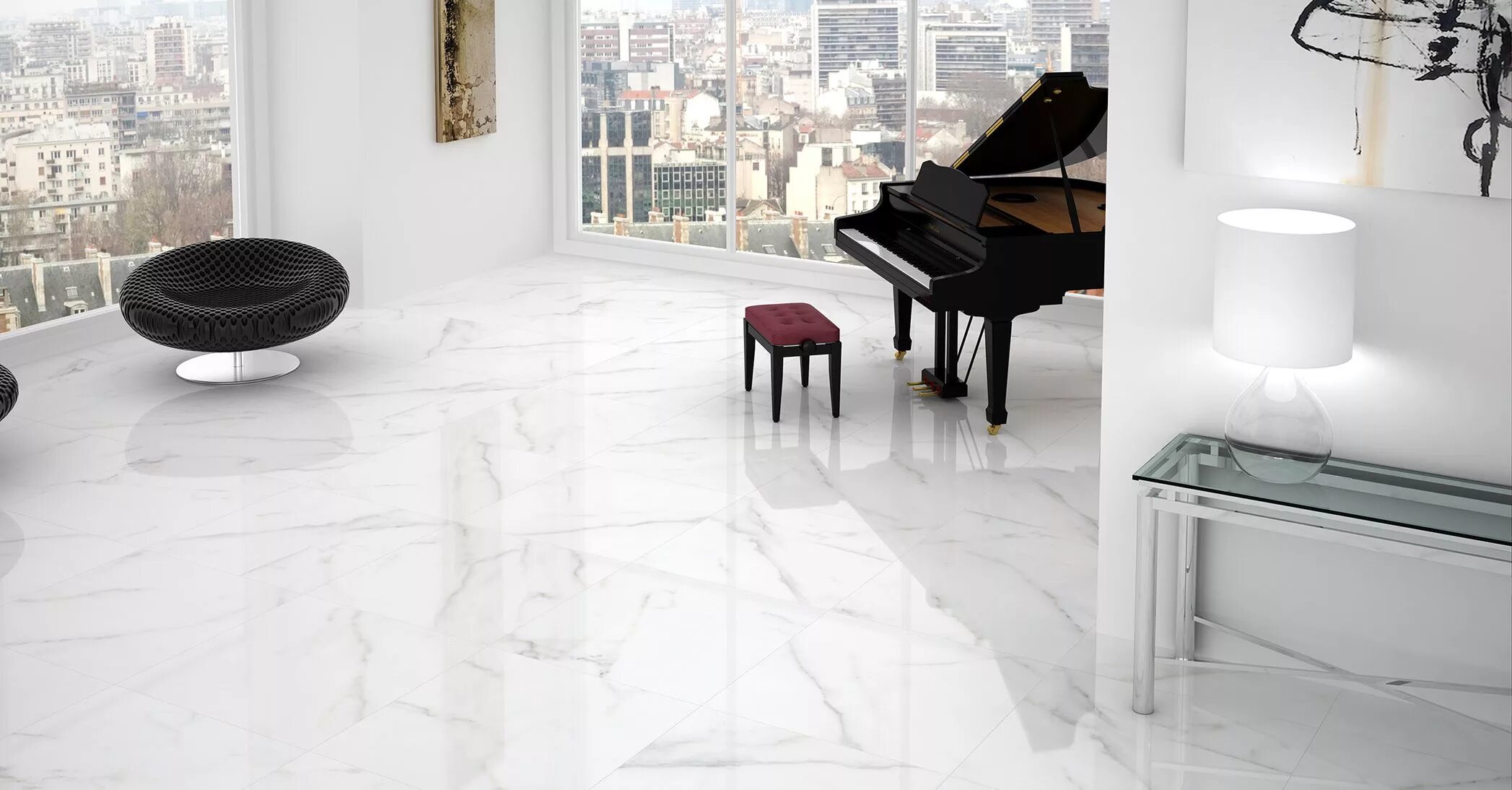Плитка под мрамор фото Statuario Alaska 60x120 Casati Ceramica - Керамогранит Касати Керамика Статуарио