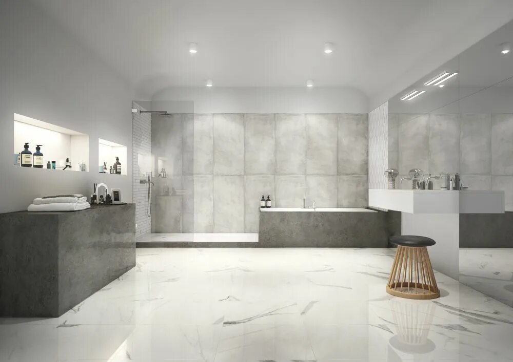 Плитка под мрамор фото интерьера Итальянская плитка Ricchetti Marble Boutique купить по лучшей цене в Москве - Ке
