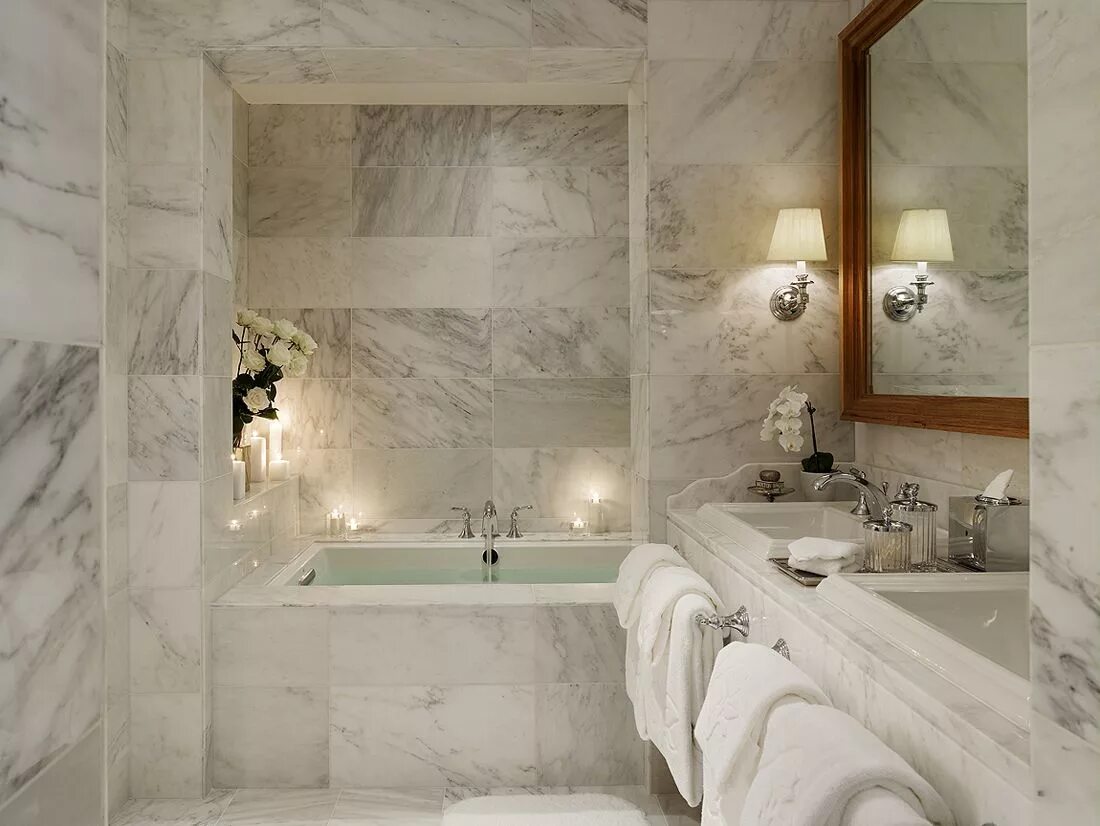 Плитка под мрамор в ванной фото Мрамор в ванной White marble bathrooms, Bathroom inspiration, Marble bathroom de