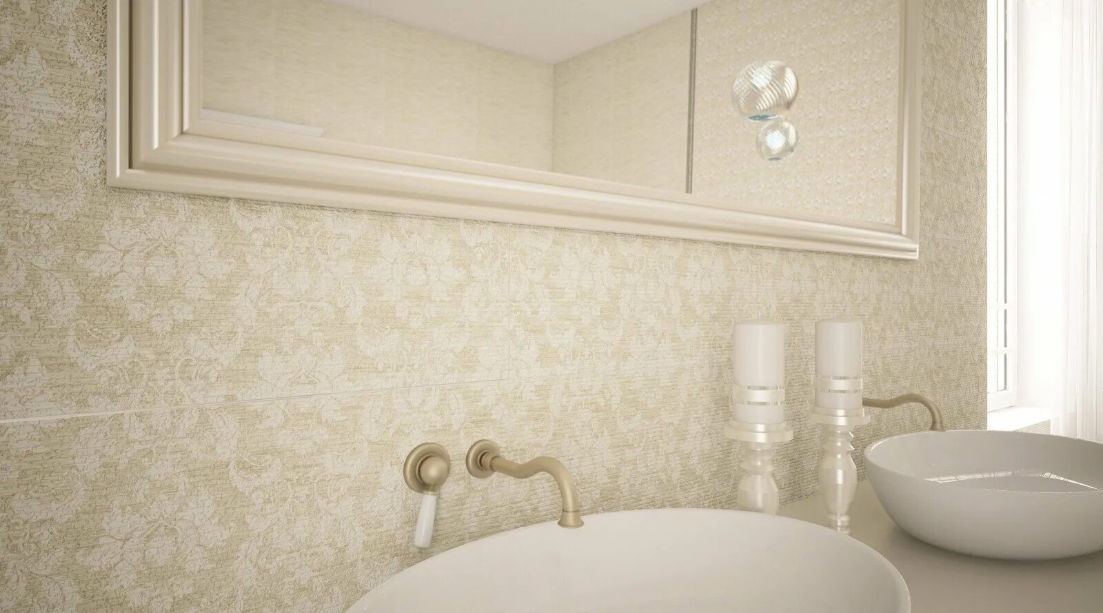 Плитка под обои фото Настенная плитка Delacora Trevi Seletti Beige 250x750: цена, фото в интернет-маг