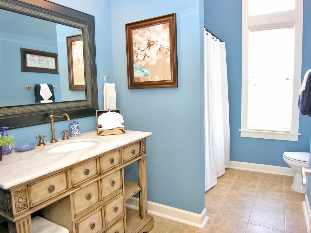 Плитка покрашенная краской фото Organizing your Bathroom Blue bathroom decor, Brown bathroom decor, Bathroom col