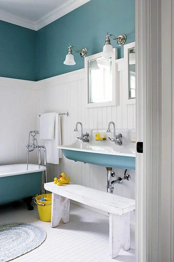 Плитка покрашенная краской фото 5 Ideas For Kids' Bathrooms Kid bathroom decor, Bathroom inspiration, Childrens 