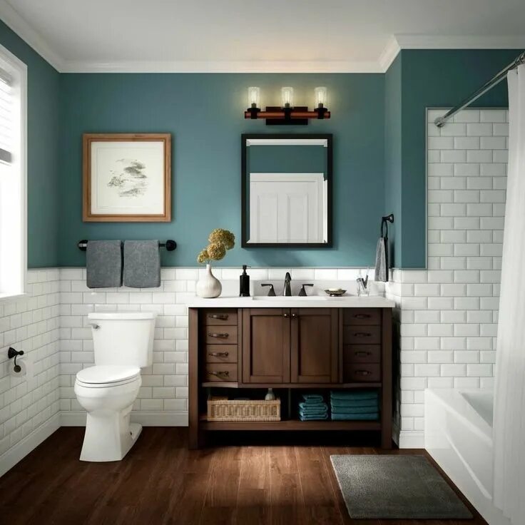 Плитка покрашенная краской фото 9 фактов про унитаз, о которых вы не знали - INMYROOM Bathroom makeover, Bathroo