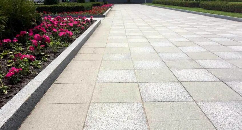 Плитка поребрик фото Плитка, бордюры, брусчатка из гранита в Могилеве