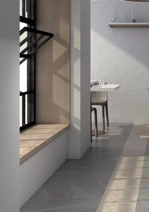 Плитка про дабл в интерьере KERAMA MARAZZI Керамогранит Беллуно беж обрезной 30х60 00-00113798 - купить в СП