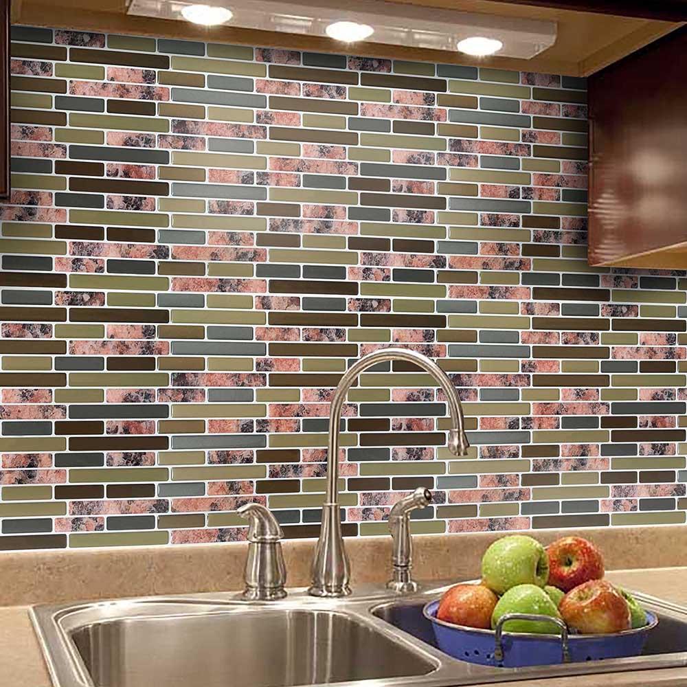 Плитка пвх для стен кухни фото CATER1-3D Self Adhesive Wall Tiles Clever Tiles Glitter Mosaic Self Adhesive Til