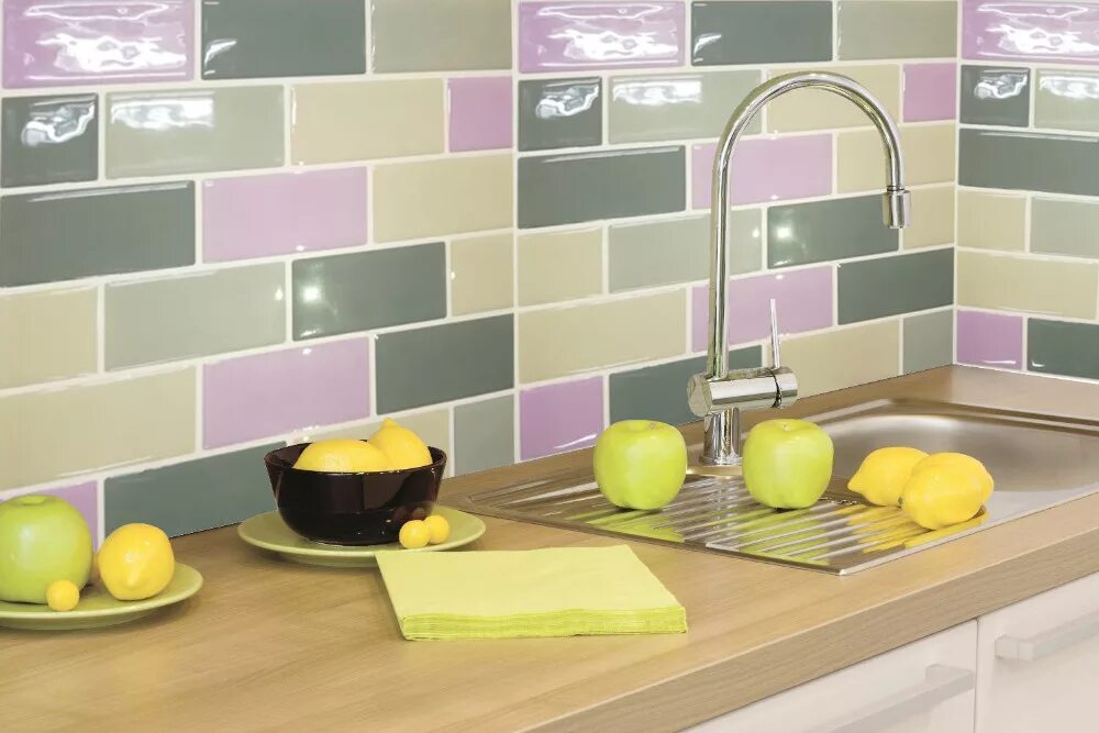 Плитка пвх для стен кухни фото Factory direct wholesale Home decoration product adhesive resin tile for kitchen