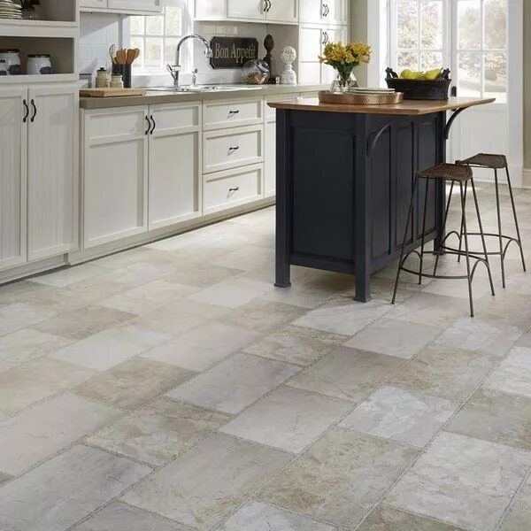 Плитка пвх кухня фото pros and cons of kitchen vinyl flooring Vinyl flooring kitchen, Kitchen vinyl, K