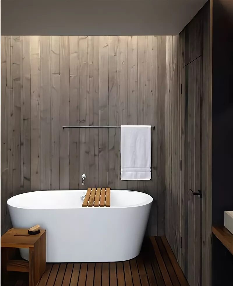 Плитка пвх в ванной комнате фото modern-cabin-forest-mw-8 Bathroom design, Modern cabin, Modern zen