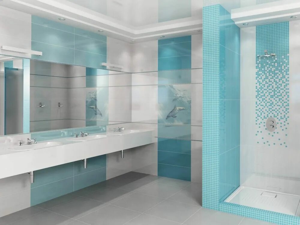 Плитка расцветки фото Керамическая плитка Kerama Marazzi Бордюр Карандаш Бисер бирюзовый светлый 1,4х2
