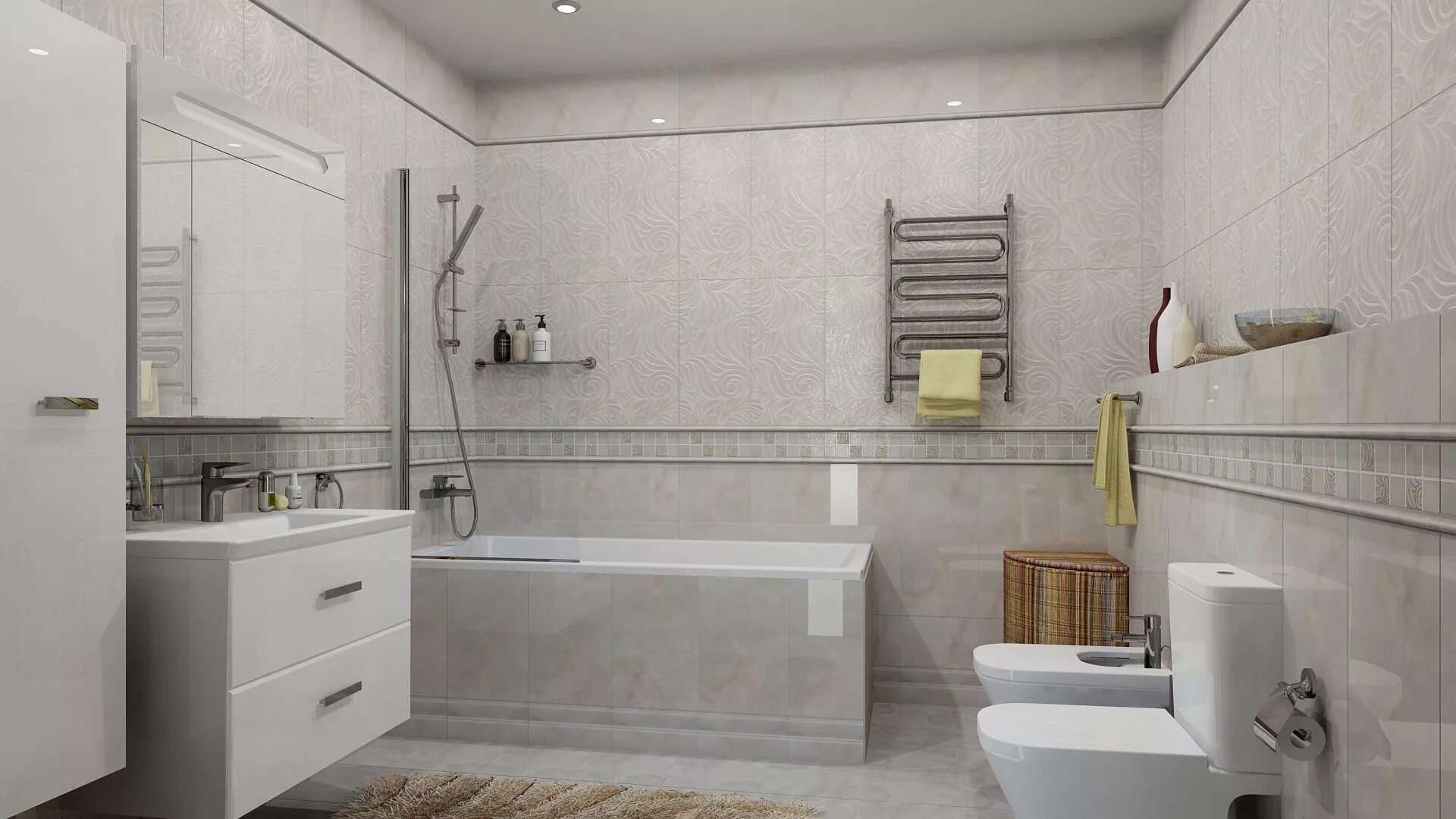 Плитка реальные фото Коллекция Kerama Marazzi Вирджилиано - интернет-магазин Отделкино City