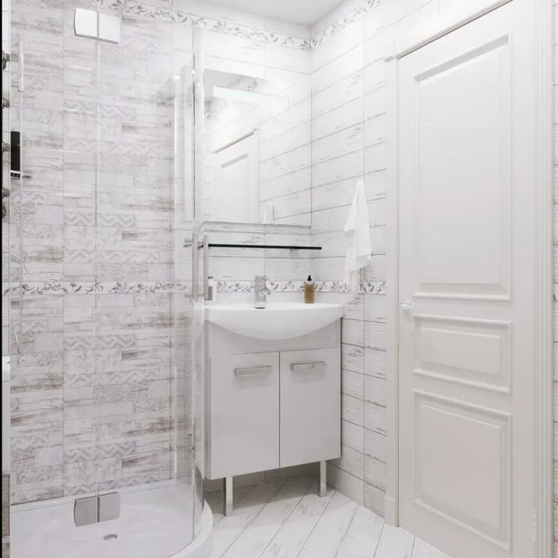 Плитка сан ремо в интерьере ванной GT13VG San Remo Белый геометрия 50x25 плитка Global Tile, Беларусь - купить в ин