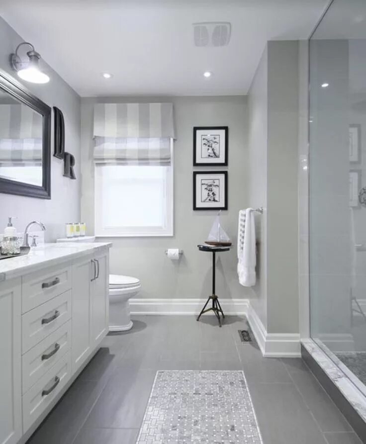 Плитка серого цвета в интерьере Pin on Bathroom Floor Tile Ideas