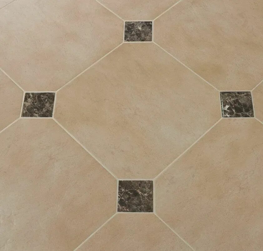 Плитка со смещением фото Equipe Cerаmicas - Octagon Beige Испания (20x20) - купить в магазине KafelNet.Ru