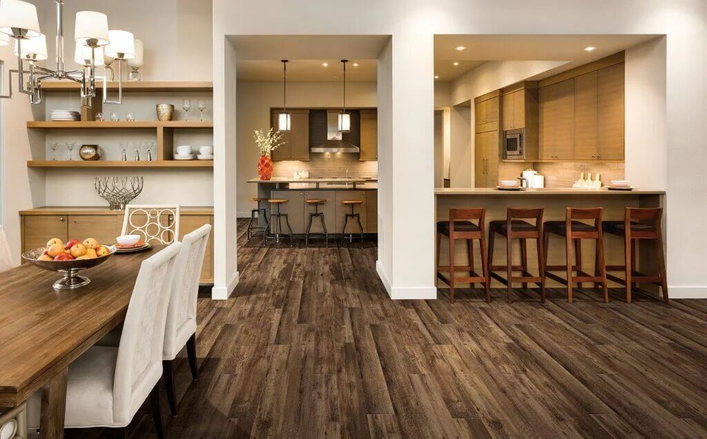 Плитка столовая фото The hottest new thing on the flooring market is waterproof flooring, and we’re h