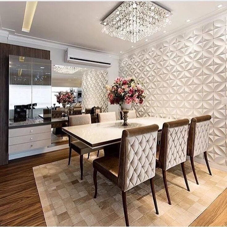Плитка столовая фото Pin de * Paola * em KITCHENS & DINING ROOMS Lustre sala de jantar, Decoração sal