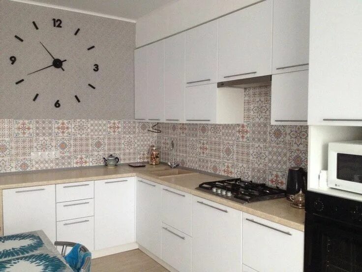 Плитка суррей в интерьере кухни Елена Варлаханова adlı kullanıcının Кухня panosundaki Pin
