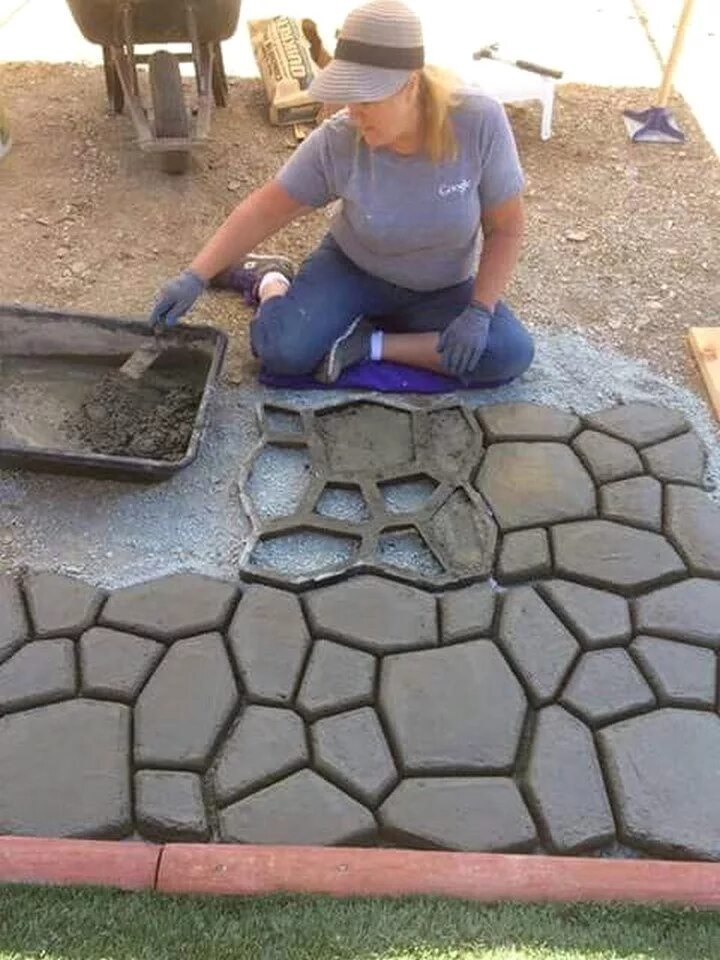 Плитка своими руками фото cost of garden renovation Home landscaping, Garden paving, Backyard landscaping