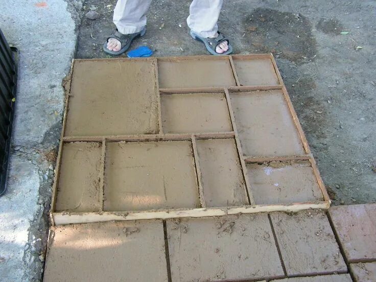 Плитка своими руками в домашних How to Make a Nice Cement Patio Cement patio, Diy patio, Concrete diy