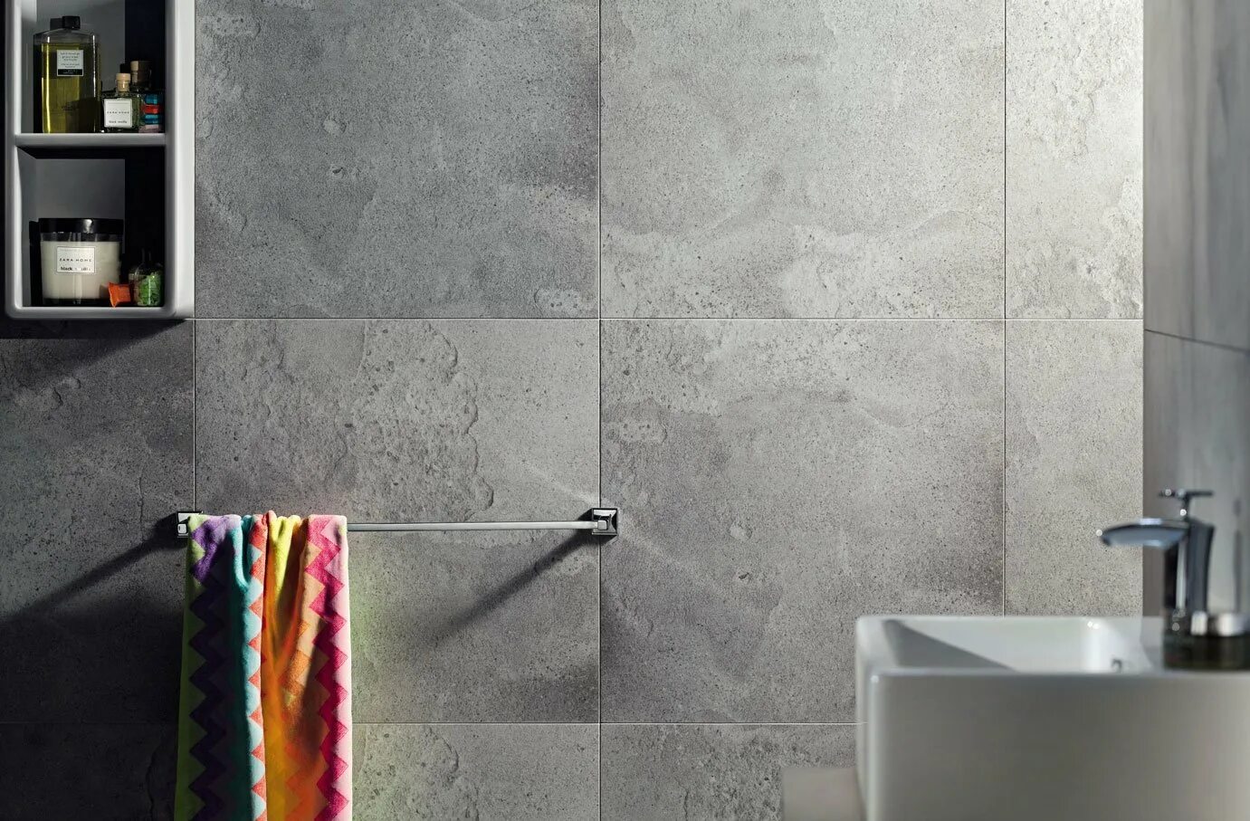 Плитка цемент фото Cement Worn 1 Mat 59.8x59.8 Tubadzin - Керамогранит Тубадзин Цемент Ворн 1 Мат с