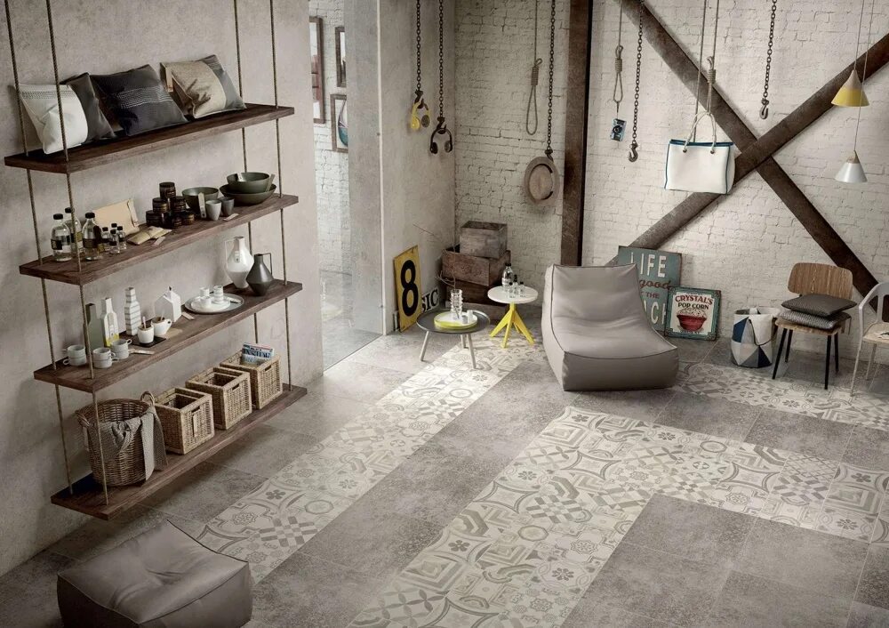 Плитка цемент фото Гранит керамический Цемент Стайл (LB-Ceramics): купить в интернет-магазине