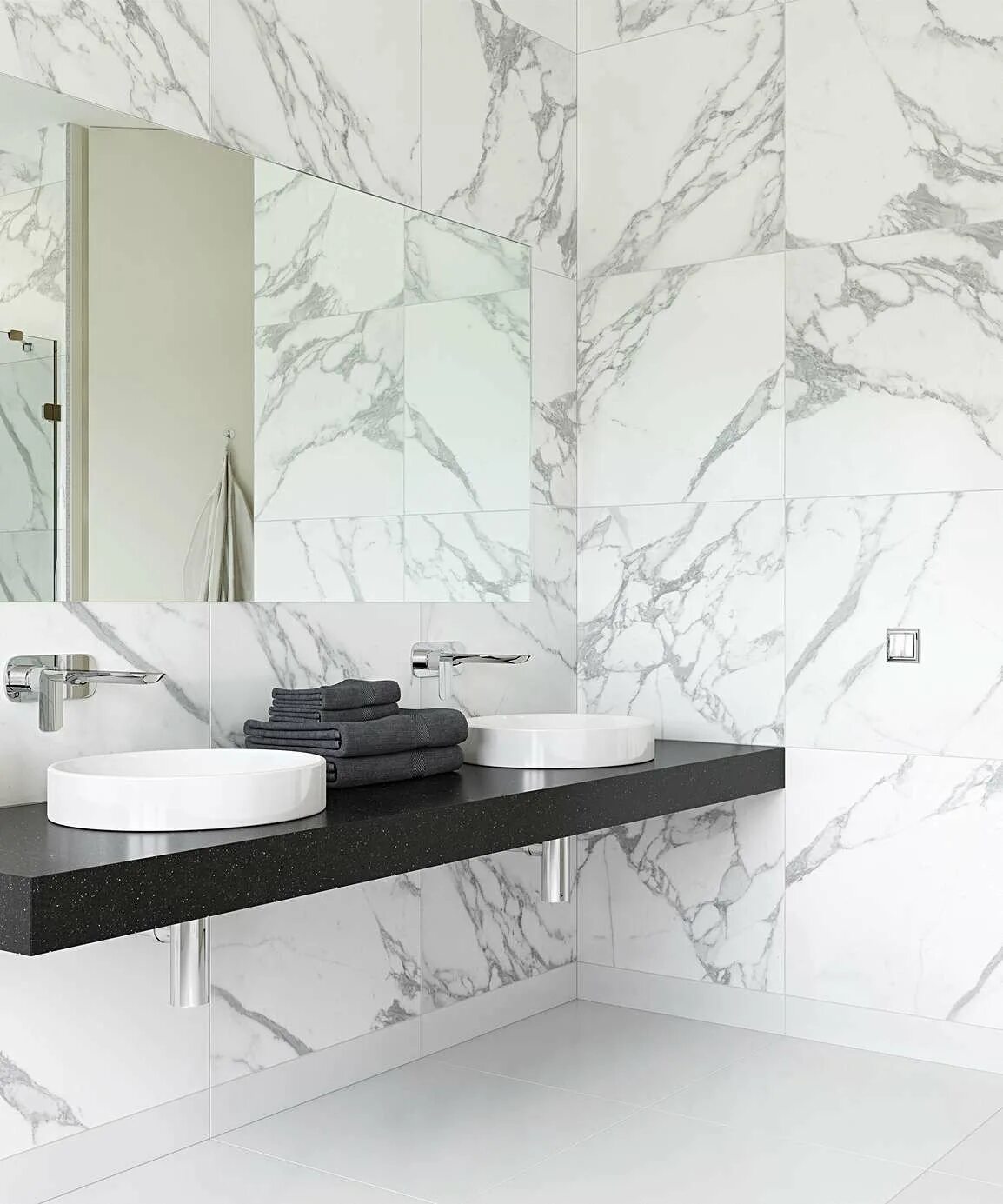 Плитка церсанит калакатта в интерьере ванной Calcatta Dorato 60x120 Casati Ceramica - Керамогранит Касати Керамика Калакатта 