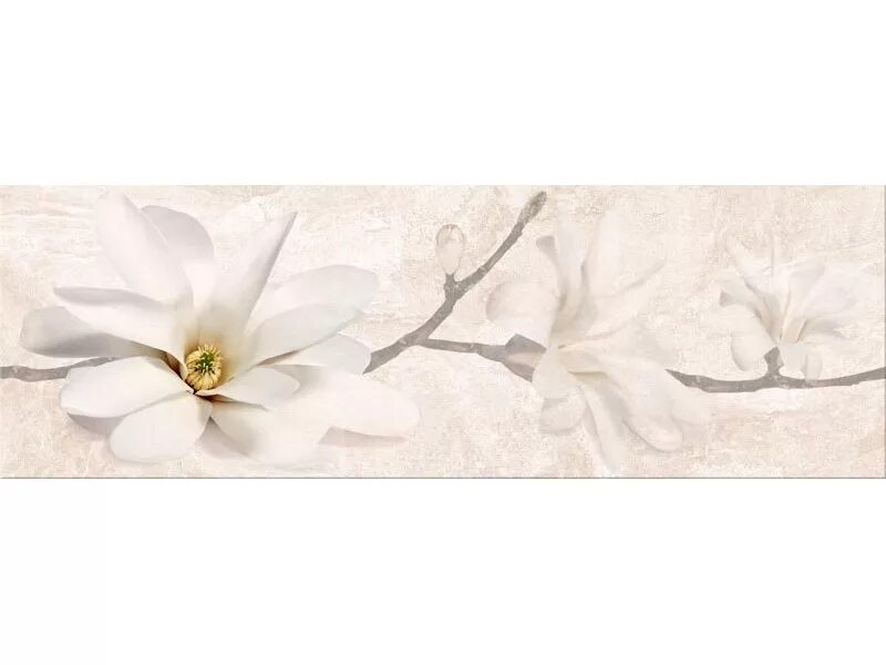 Плитка цветок фото Плитка для ванной - Плитка OPOCZNO STONE FLOWERS INSERTO BEIGE декор купить Укра