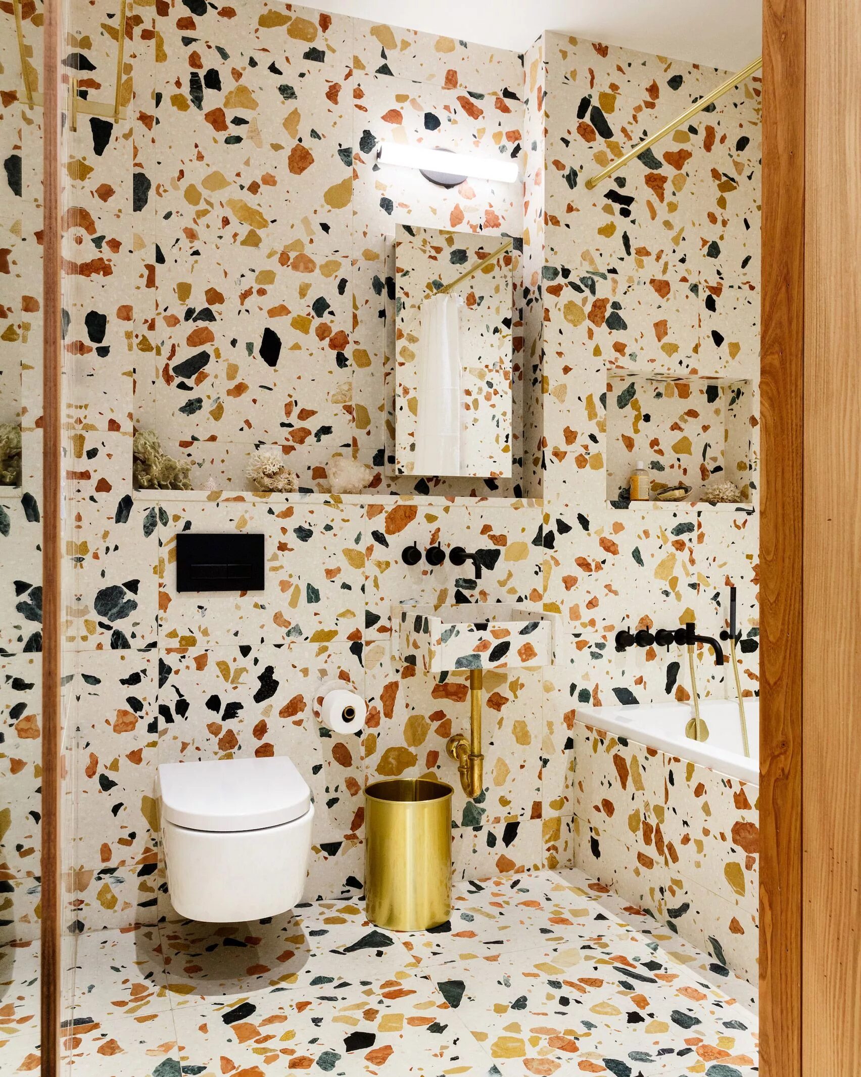 Плитка терраццо в интерьере ванной Win a book documenting contemporary bathroom interiors Crazy bathrooms, Bathroom