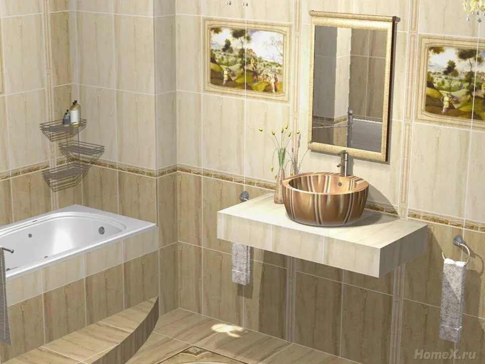 Плитка травертин в интерьере ванной Купить Europa Ceramica Travertino. 100% низкие цены. 50 000 товаров в наличии. Б