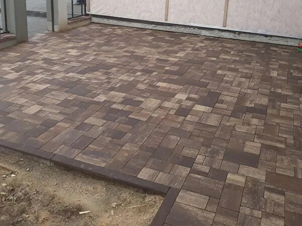 Плитка тротуарная новый город фото варианты Тротуарная плитка Новый город 1П.8 ColorMix Клинкер купить в Санкт-Петербурге