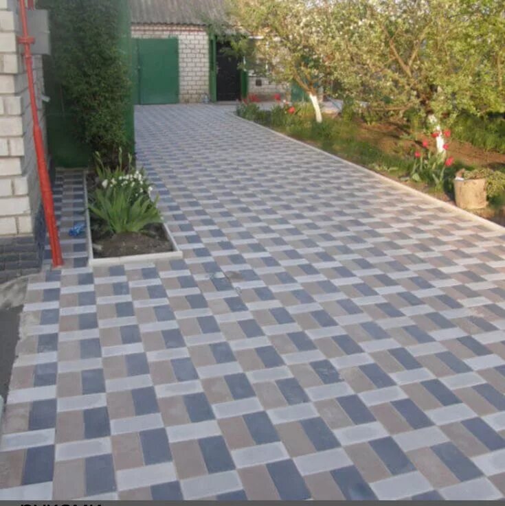 Плитка тротуарная образцы укладки фото Pin en Тротуарная плитка Pisos para patios exteriores, Estanques de jardín, Adoq