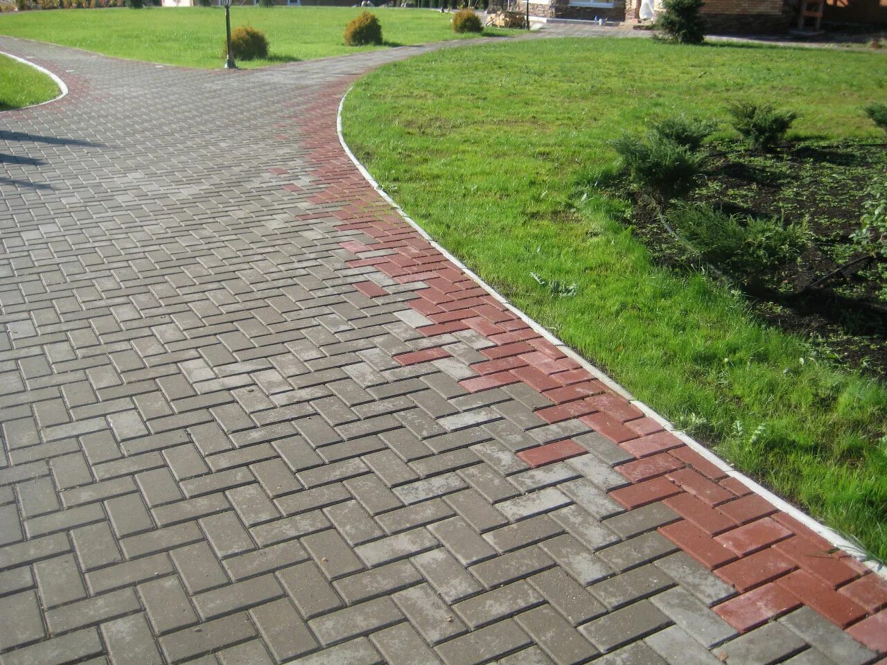 Плитка тротуарная образцы укладки фото Вибропрессованная тротуарная плитка в Санкт-Петербурге
