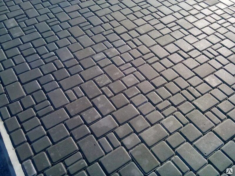 Плитка тротуарная старый город серая фото Плитка тротуарная "Новый город" цветная купить от 920 руб./кв.м в Перми от компа