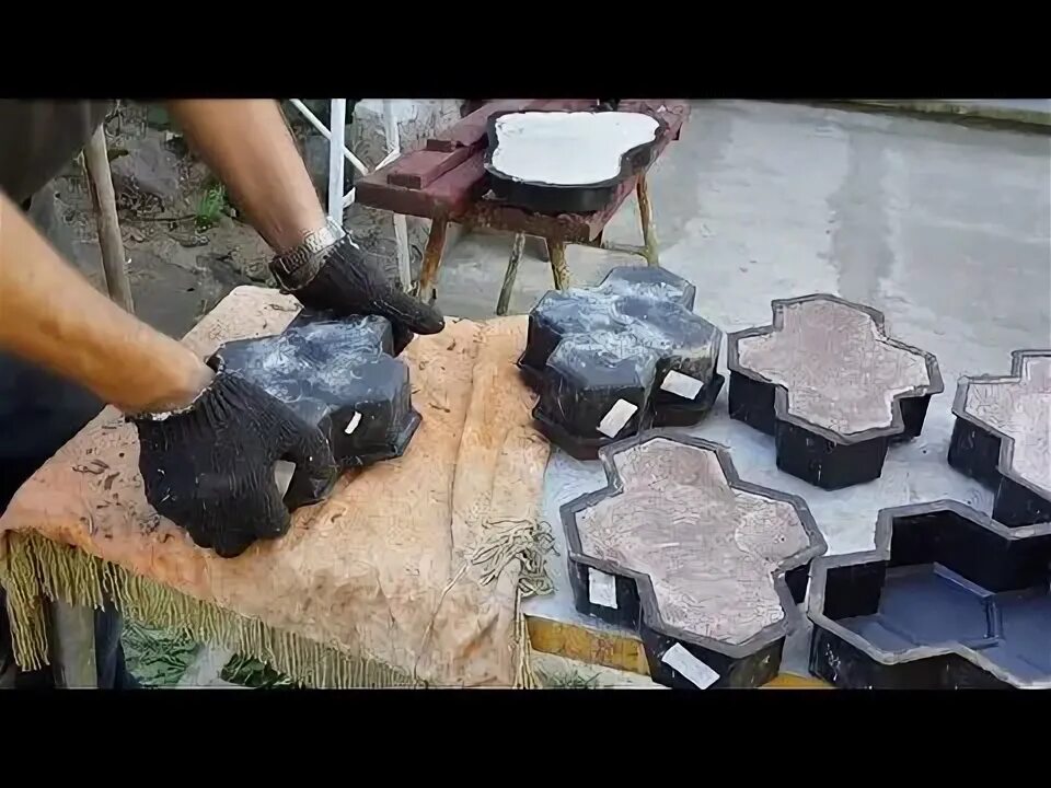 Плитка тротуарная своими руками в домашних условиях 148) Тротуарная плитка своими руками. Часть 3. Подводим итоги - YouTube Плитка, 