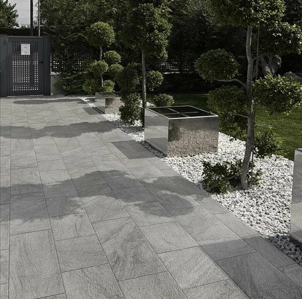 Плитка уличная фото Pietra 01 неполированный структурный 60x60 Pieza Ceramica - Керамогранит Пиеца К