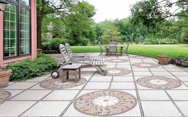 Плитка уличная фото 11 Some of the Coolest Ways How to Makeover Backyard Flooring Ideas Patio, Patio