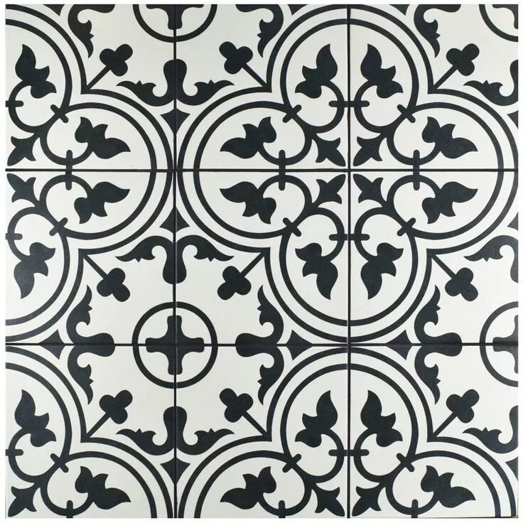 Плитка узоры фото Moroccan Mosaic Tile House Sefrou 8" x 8" Cement/Marble Patterned Wall & Floor T