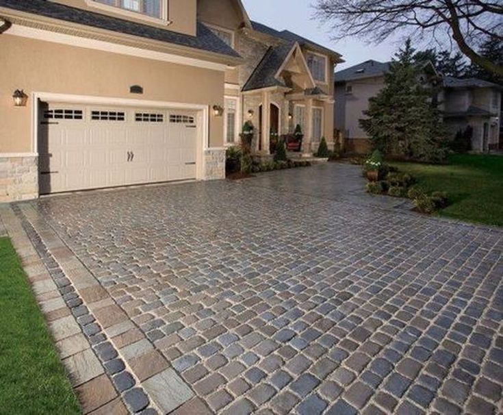 Плитка в частном доме фото Pin on Salvări rapide in 2024 Driveway design, Stone driveway, Patio