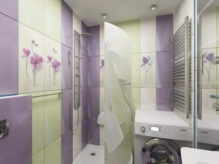 Плитка в хрущевке фото Pin by Guli Temirova on Роскошные ванные комнаты Ceiling design, Washer and drye