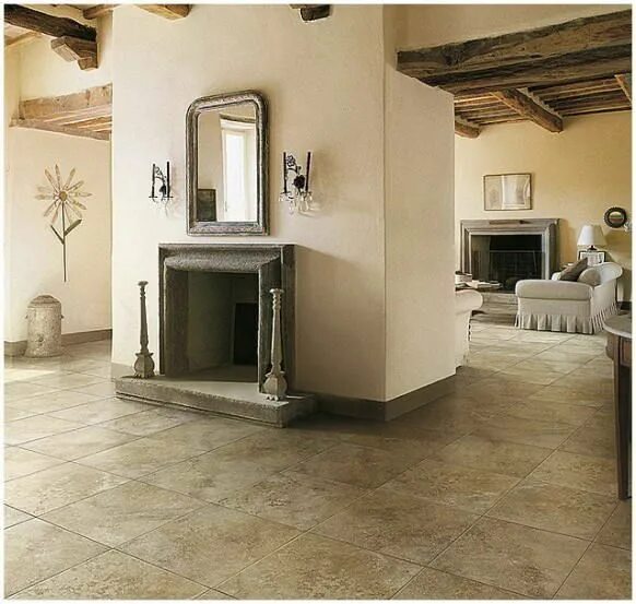 Плитка в интерьере дома ceiling beams Patterned floor tiles, Ceramic floor tiles, Floor tiles for home