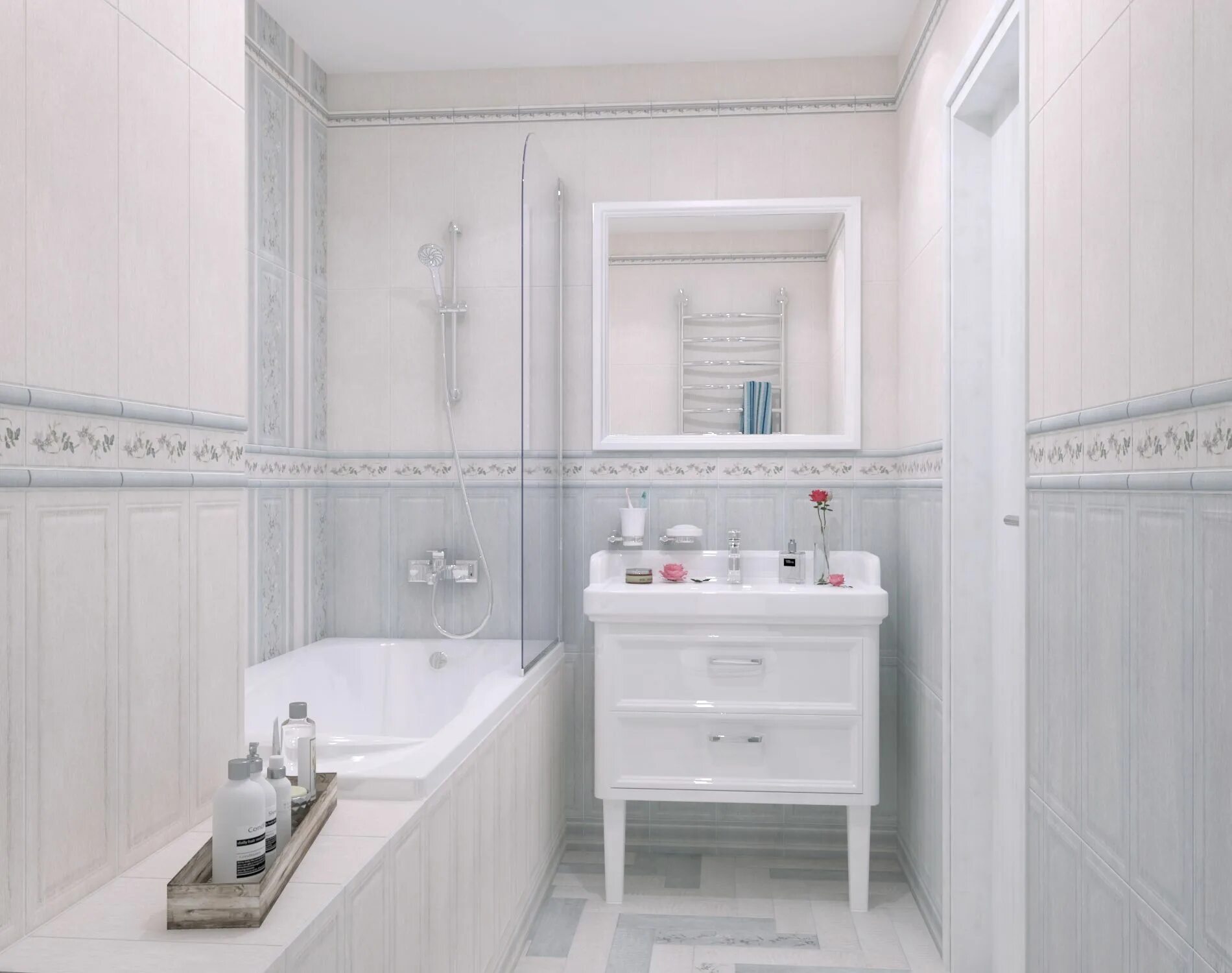 Плитка в интерьере комнаты Коллекция Kerama Marazzi Кантри Шик - интернет-магазин Отделкино City