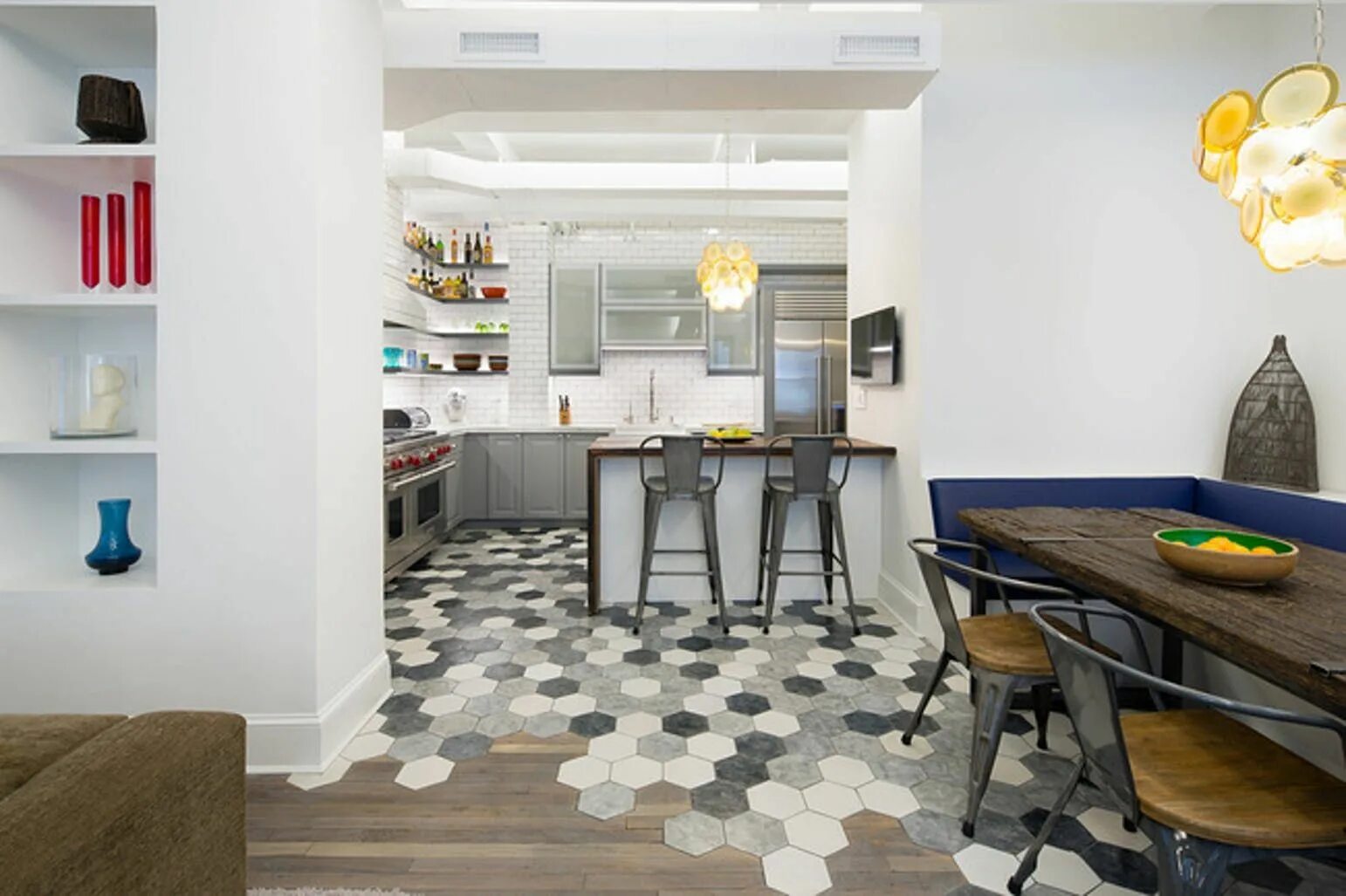 Плитка в интерьере кухни гостиной Ten Top Images on Archinect's new "Eating & Drinking Spaces" Pinterest Board Til