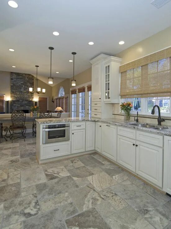 Плитка в интерьере кухни гостиной Love the pattern and colors Kitchen tiles design, Kitchen flooring, Design remod