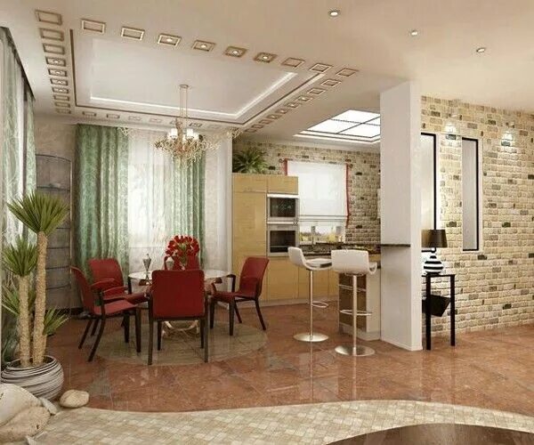 Плитка в интерьере кухни гостиной Pin on планировка и дезаин квартиры Home decor, Decor, Home