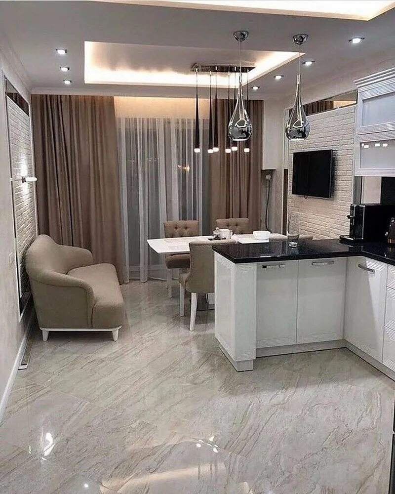 Плитка в интерьере кухни гостиной Carrara STARO по низкой цене. Купить Керамогранит Carrara со скидкой от официаль