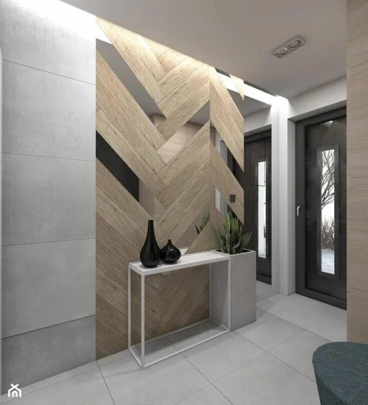 Плитка в интерьере прихожей на стенах 16+ Best Wood Walls that Will Add Warmth To Your House For 2024 Mirror decor liv